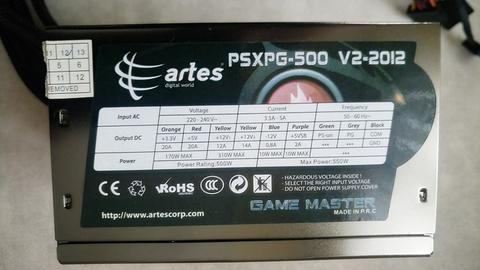 [Satıldı] Artes PSXPG-500 500W Gerçek Güç Kaynağı