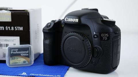 Canon 7D 6K Shutter Tertemiz + Lexar 32 GB 1066x Cf Kart