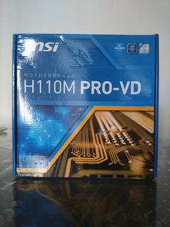 Msi H110m pro-vd + intel g4560