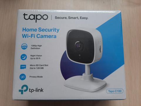 TP-Link Tapo-C100 Home Security Wi-Fi Camera 150 TL Sıfır. (İNDİRİM)
