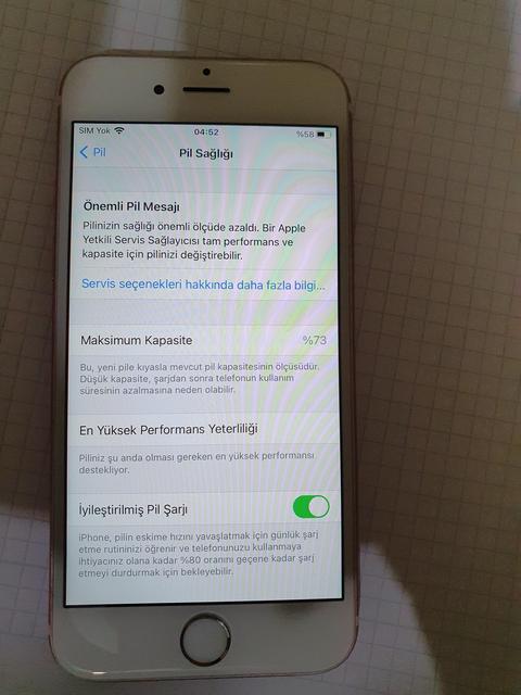 SATILDI SİLİNEBİLİR..iphone 6s 16gb rosegold temiz ve içi açılmamış 900tl