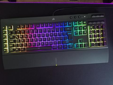 [SATILIK] CORSAIR K55 RGB PRO XT Membrane Türkçe RGB Gaming Klavye