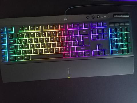 [SATILIK] CORSAIR K55 RGB PRO XT Membrane Türkçe RGB Gaming Klavye