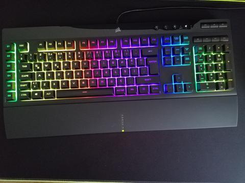 [SATILIK] CORSAIR K55 RGB PRO XT Membrane Türkçe RGB Gaming Klavye
