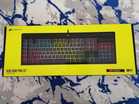 [SATILIK] CORSAIR K55 RGB PRO XT Membrane Türkçe RGB Gaming Klavye