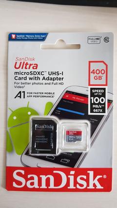 Sıfır SanDisk Ultra A1 400GB 100MB/s SD Kart