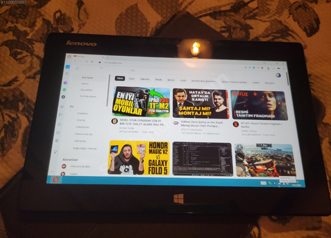 windows tablet. lenovo miix10 64gb (satılık)