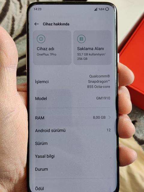 SATILDI//Oneplus 7 pro 8/256