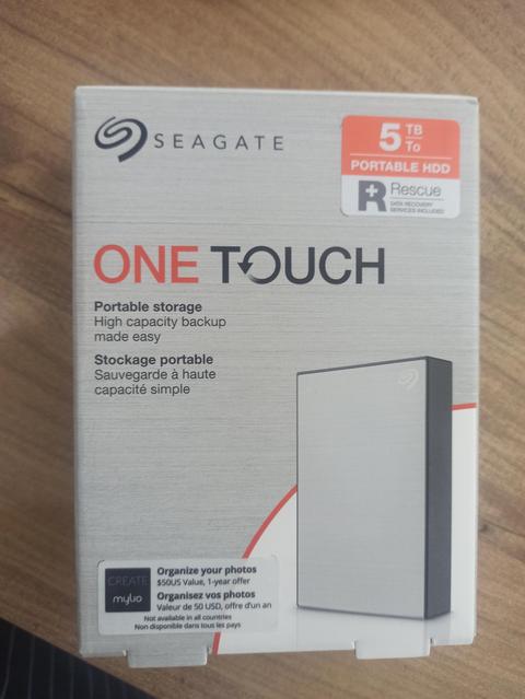 [SATILDI] (SIFIR) Seagate One Touch 5 TB Harici Sabit Disk - 3200 TL
