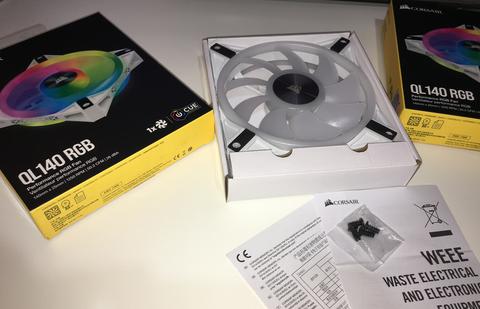 [Satıldı] Corsair QL140 RGB 140mm PWM Beyaz Fan