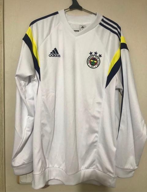 Fenerbahçe Adidas Sweat (Beyaz, L beden)