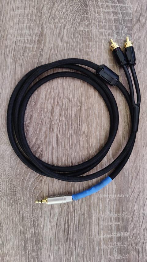 3.5 mm to 2 RCA Canare kablo 1.5m