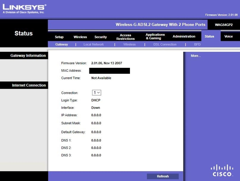 (Satılık) Linksys WAP300N 300 Mbps Access Point // (Arızalı) Linksys WAG54GP2 Adsl modem