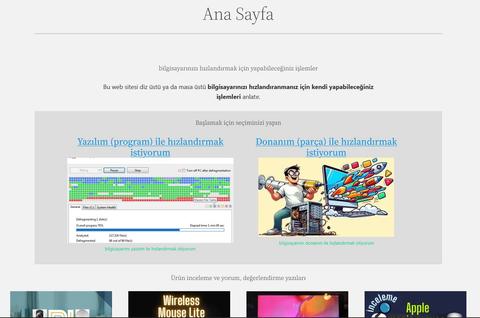 Bilgisayarınızı kendiniz hızlandırmanız için "Nasıl yapılır?" sitesi açtım