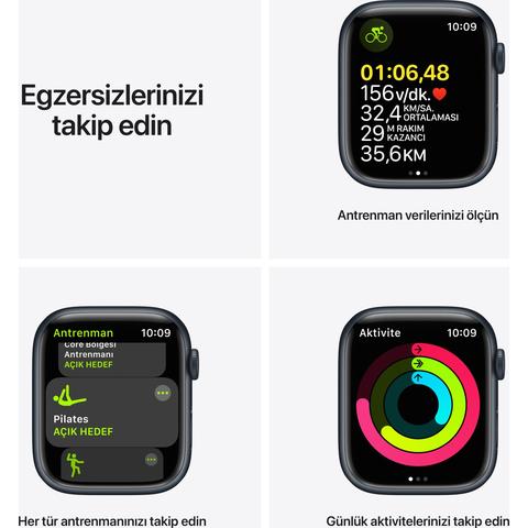 Apple Watch Series 7 Gps + Cellular, 45MM Siyah (e-sim)................ 9.870,00 TL (sıfır)