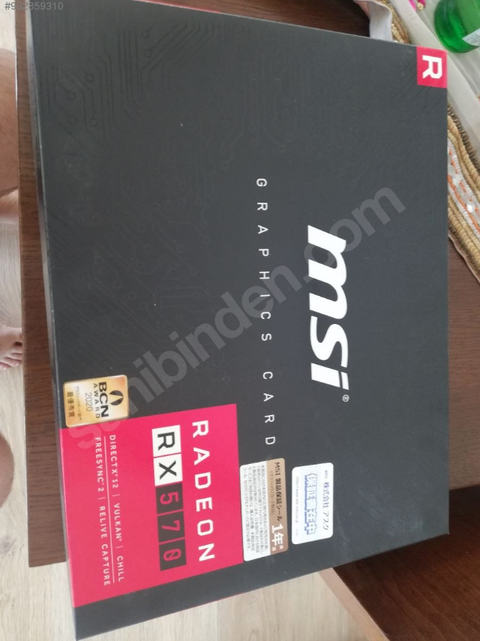 MSI AMD RX570 8GB Ekran Kartı (5 aylık)