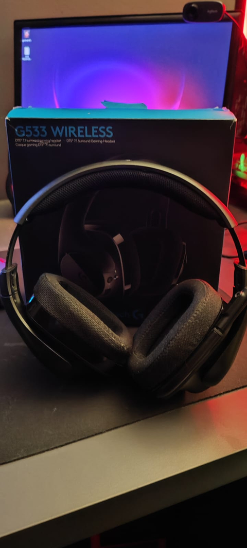 Logitech G533 7.1 Surround Kablosuz Siyah Gaming Mikrofonlu Kulaklık