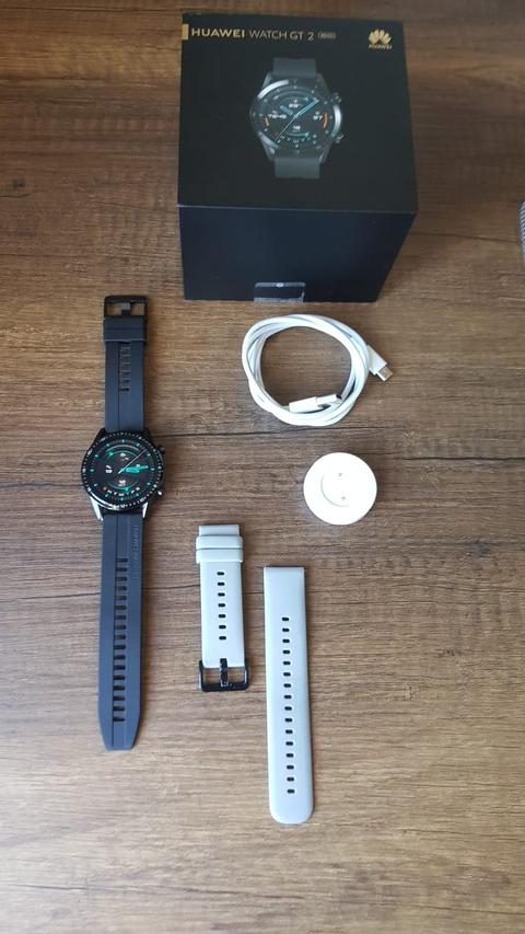 Huawei watch gt2 sport 46mm sıfır ayarında hediye kayışlı