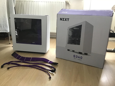 Nzxt s340 White purple kasa 450TL!