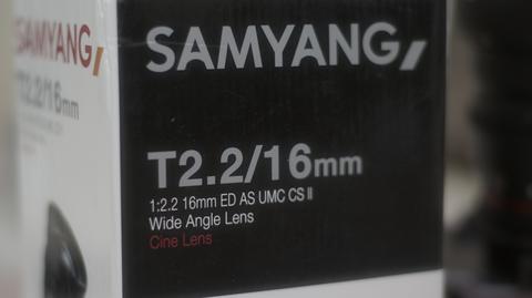 Samyang 16mm T2.2 Canon Sinema Lensi