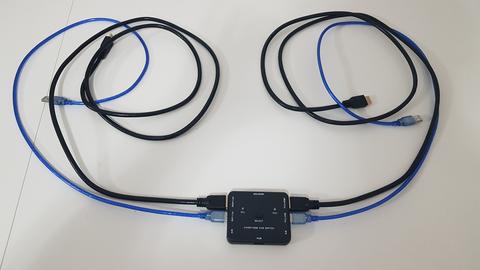 2 Port HDMI KVM Switch - UHD 4K ve 3D Destekli