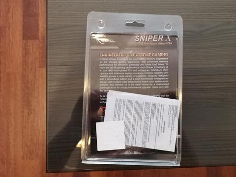 Gskill SniperX Orman Kamuflajı 2x8GB 3000Mhz CL16 DDR4 Ram