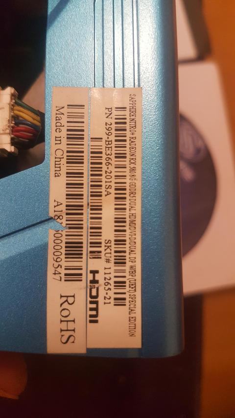 Sapphire RX 580 8GB Nitro+ Special Edition (SE) FIYAT: 2750