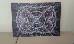 Ilk Mandala Çalışmam-Canvas Akrilik (Soru-Renkler)