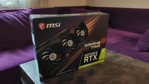 MSI VGA GEFORCE RTX 3060 TI GAMING X TRIO RTX3060TI 8GB GDDR6 256B DX12 PCIE 4.0 X16 (3XDP 1XHDMI)