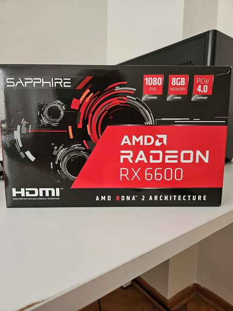 Sapphire AMD Radeon RX 6600 8GB GDDR6