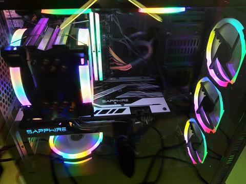 İ7 4790K RX580 16GB RGB RAMLER 27' 165Hz Curved Ekran