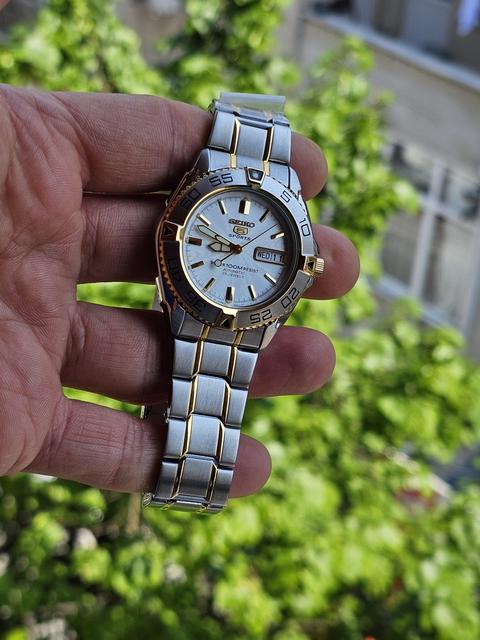 seiko5 sports SNZB24J1 SNZB24 SNZB24J 7s36 sıfır orjinal