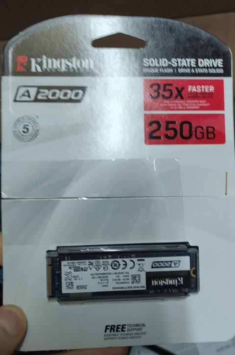 [SATILDI] Kingston 250 GB M.2 NVMe Faturalı Garantili SSD