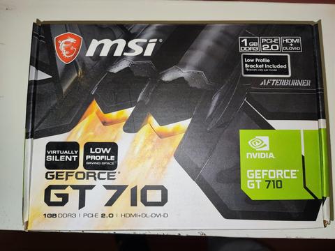 MSI GT 710 SIFIR TEMİZLİĞİNDE 1 GB MODEL