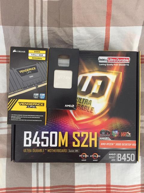 RYZEN 5 1400 / B450M S2H / 8GB 3000 MHZ RAM
