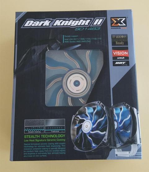 (SIFIR) Xigmatek SD1483 Dark Knight II İntel/Amd 12cm CPU Fan FİYAT: 600TL