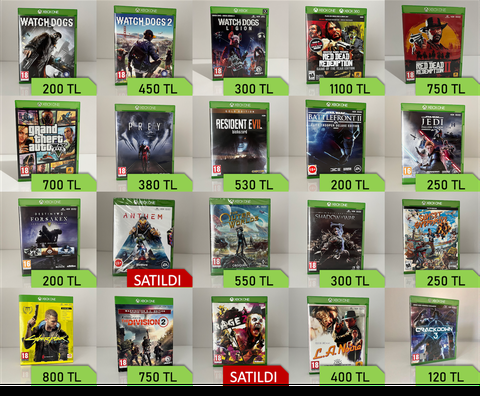 Koleksiyondan Kutulu Xbox Oyunları Satılıktır