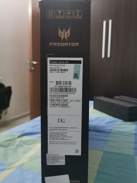 ACER PREDATOR 300 - 16 GB RAM -512 GB SSD-RTX 3060 6 GB (1 HAFTALIK)