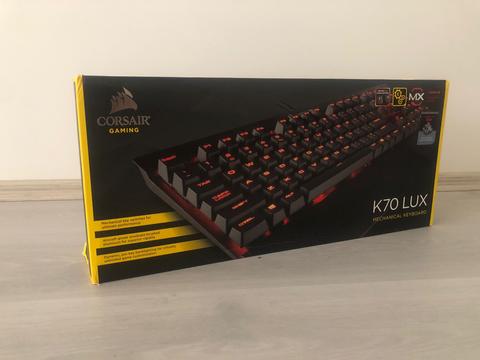 (fiyat düştü)Corsair Gaming K70 LUX Cherry MX Red