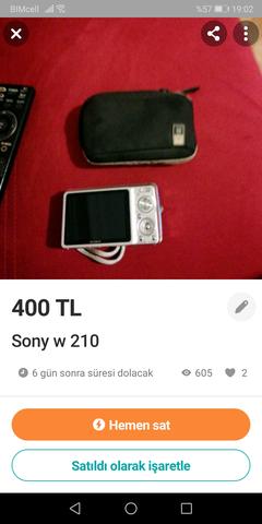 Sony w 210