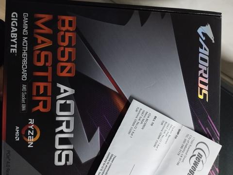 [SATILDI] AMD Ryzen 5 5600 ve Gigabyte B550 Aorus MASTER AMD B550  AM4 ATX Anakart