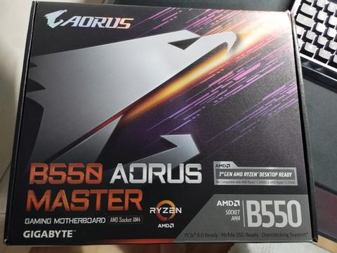 [SATILDI] AMD Ryzen 5 5600 ve Gigabyte B550 Aorus MASTER AMD B550  AM4 ATX Anakart