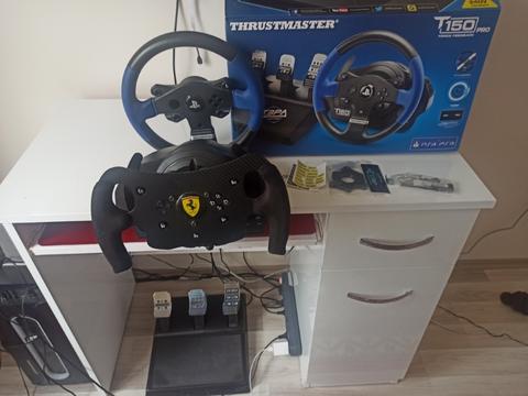 Thrustmaster T150 Pro + F1 Direksiyon + Addons