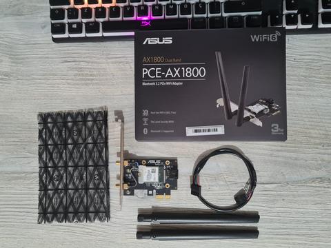 ASUS PCE-AX1800 (Pci-e Wifi+Bluetooth Kartı)