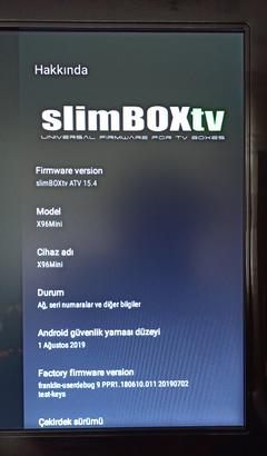 X96 mini android tvbox