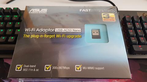 (sıfır) ASUS USB-AC53 NANO wifi- adaptor