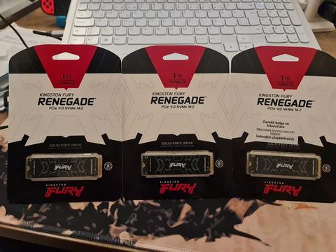 [SATILDI] Kingston Fury Renegade 1 TB M.2 SSD (Son 3 Adet )