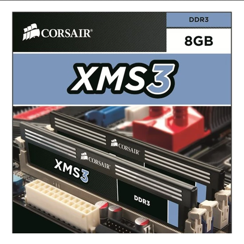 CORSAİR XMS3 2X4 DDR3 8GB 1600 MHz