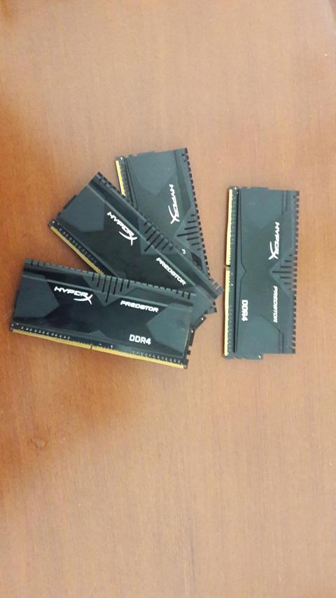 HyperX Pretador 16GB 3000Mhz 4x4 Ram