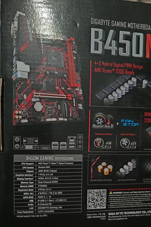 Gigabyte B450m gaming (fiyat düştü)
